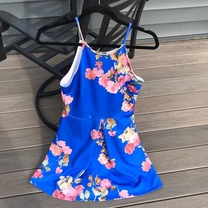 Blue Floral dress